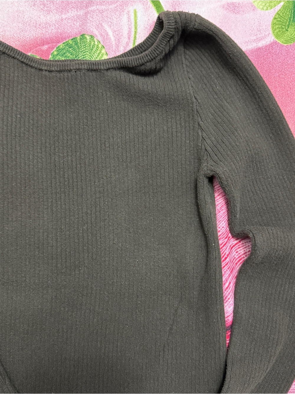 Jennie Ribbed Long Sleeve Top - Picture 6 of 6